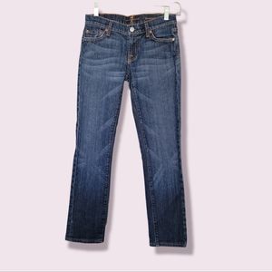 7 For All Mankind Roxanne Whisker Jeans Low Rise